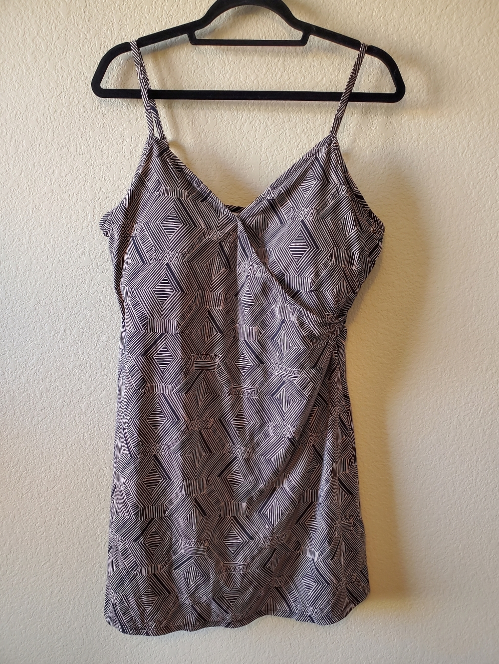NWOT Garnet Hill Geometric Print Swim Dress
